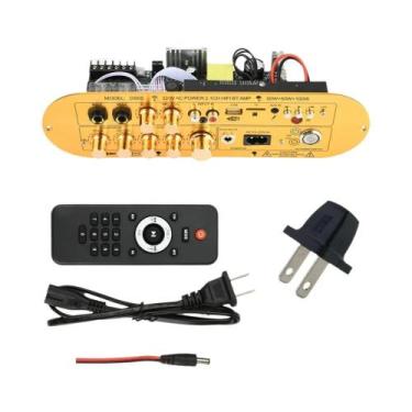 Imagem de Placa Amplificadora HiFi 2.1 Canal Bluetooth 5.0 50W+50W+100W Para Car