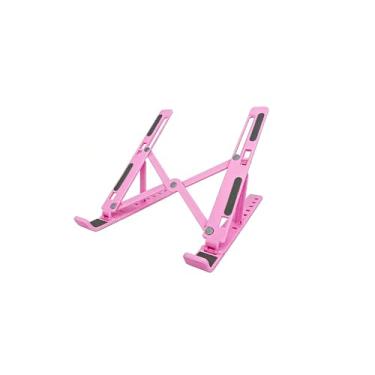 Imagem de Suporte dobrável para laptop – Suporte de laptop ajustável padrão de 7 níveis – material ABS, perfeito para computadores e tablets, ideal para uso doméstico e no escritório