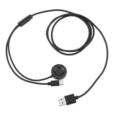 Imagem de Micro Traders Cabo de carregamento sem fio Smart Watch USB 2 para 1 Tpye-C 1,2 m compatível com Fossil Gen 6/5/4