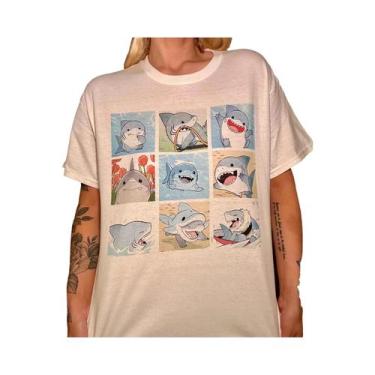 Imagem de Camiseta Unissex Jeff the Land Shark Estilo Vintage Marvel Rivals Shar