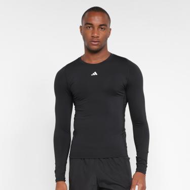 Imagem de Camiseta Treino Adidas Techfit Manga Longa Masculina-Masculino