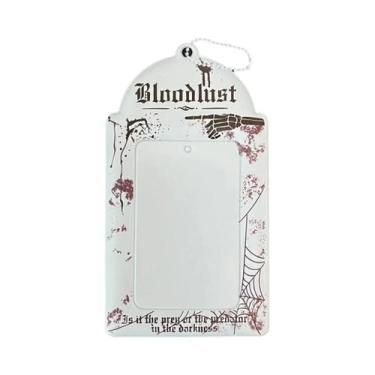 Imagem de Suporte Para Photocard K-Pop Estilo Gótico Preto E Branco Com Cruz, Cl