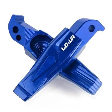 Imagem de Anti-derrapante Pés dobráveis ​​rearset para MT-03 2013-2020 MT07 MT09 TMAX 530 2013-2018 NMAX 155 2015-2018 XP 500 560(Blue MT-07)