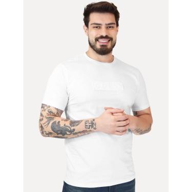 Imagem de Camiseta Guess Masculina Los Angeles Embroidery Logo Branco-Masculino