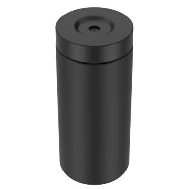 Imagem de Dispensador de líquido de lavar louça de 227 g, dispensador de sabão de silicone, dispensador de sabão reutilizável, sabonete de mão, garrafa de apertar de sabão portátil para banheiro (preto)