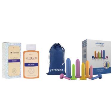 Imagem de Kit 8 Dilatadores Lisos e Lubrificante Silicon Obstetricia - A sós