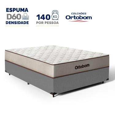 Imagem de Cama Box com Colchão de Espuma D60 Double Face Force Dream - Ortobom Casal 138cm