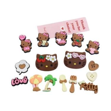 Imagem de Sandálias De Verão Para Meninos E Meninas Com Decorações De Gato Marro