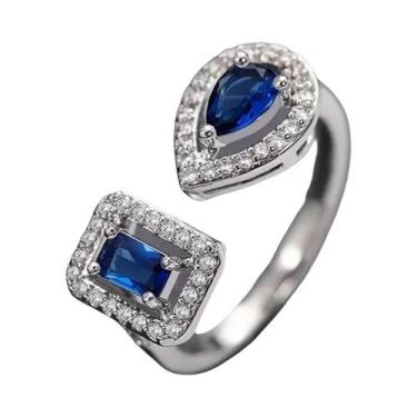 Imagem de Anel De Cobra Verde Prateado Em Ouro Rosê Para Mulheres, Joia Gótica M