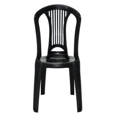 Imagem de Cadeira Bistrô Tramontina Atlântida em Polipropileno Preto