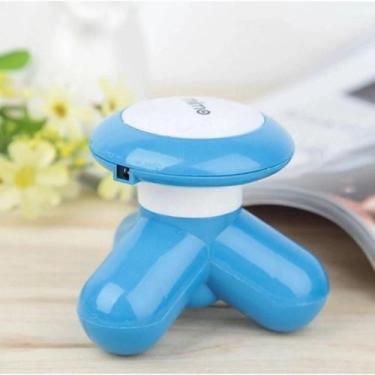 Imagem de Mini Massageador Elétrico Mimo Para Corpo Costas e Pescoço, Azul