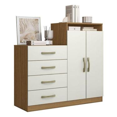 Imagem de Cômoda Sapateira Londres 2004142 Atacama Off White - Aramóveis