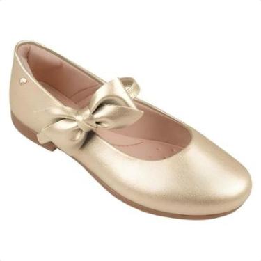 Imagem de Sapatilha Sapato Festa Infantil Pampili Angel 10 Laço Menina Charmosa Delicada-Feminino