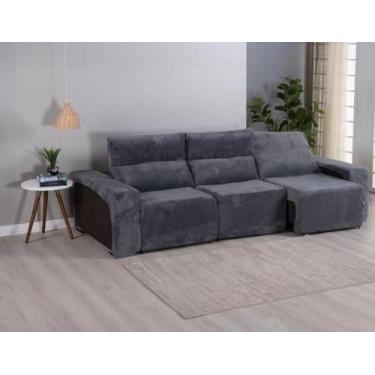 Imagem de Capa Protetora de Sofá Retrátil Reclinavel 3 Lugares em Manta Luxo - A