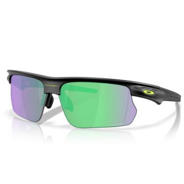 Imagem de Óculos de Sol Oakley BiSphaera Matte Black Prizm Road Jade-Masculino
