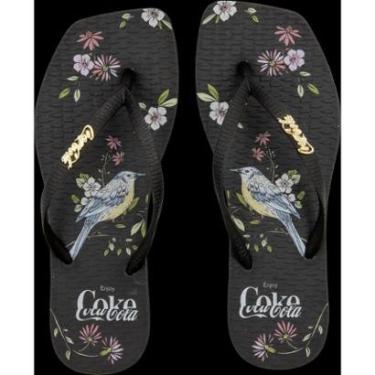 Imagem de CHINELO COCA COLA BIRD SQUARE FEMININO-Feminino