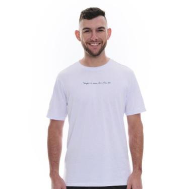 Imagem de Camiseta Casual Masculina Marcio May Sports No Limits, PP, Branco