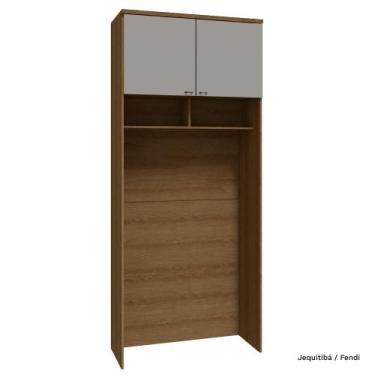 Imagem de Guarda Roupa Modulado Ponte 100cm 2 Portas 234cm Alt Setiba - Móveis R