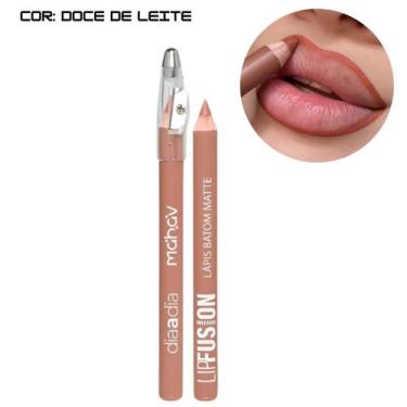 Imagem de Lápis Labial Batom Cintilante Lip Fusion com Apontador Mahav Cor:Doce 