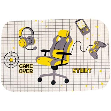 Imagem de Tapete Para Quarto Estampado Game Streamer Start 60cm X 40cm - Base Antiderrapante