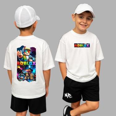 Imagem de Conjunto Camiseta Oversized E Bermuda Infantil Roblox - MB Sport, Bran
