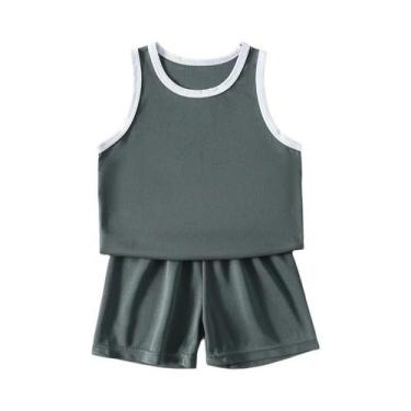 Imagem de Conjunto De Roupas Esportivas De Secagem Rápida Para Crianças No Verão