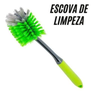 Imagem de Escova de limpeza multiuso para panelas e louças - bazar do saara