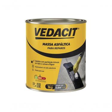 Imagem de Massa Asfáltica para Reparo Carbolastico 1KG para Manutenção de Pavimentos e Fissuras Alta Aderência Otto Baumgart