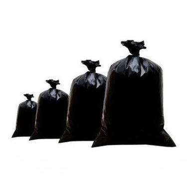 Imagem de Saco para Lixo 40 Litros Fino Preto Pacote C-100 Unidades com Maior Resistência e Elast...