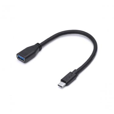 Imagem de Adaptador OTG USB Tipo C AUSBOTG para USB Fêmea com Velocidade 5GBPS Preto Vinik