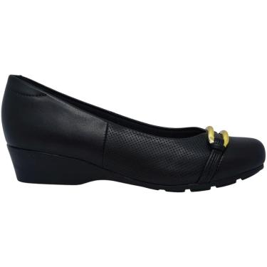 Imagem de Sapato Feminino Casual Dia a Dia Passeio Trabalho Salto Baixo Embutido Calce Fácil Ultra Conforto Modare 7014.298