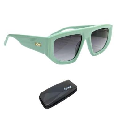 Imagem de Óculos de Sol Evoke New EVK 59 E01 Verde Claro Brilhoso