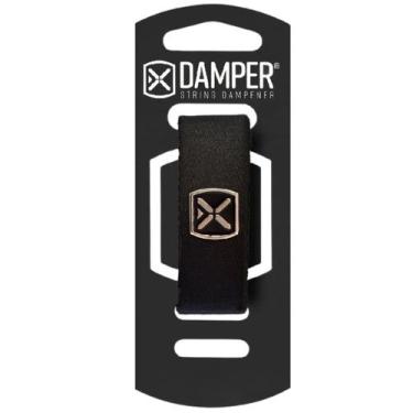 Imagem de Abafador Damper Ibox Couro e Poliéster Tag Metal MD Médio P/ Guitarra 