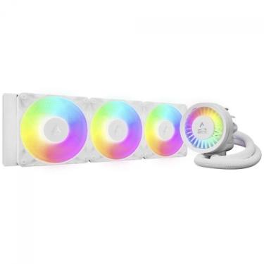 Imagem de Water Cooler Arctic Liquid Freezer III Pro 360 White, ARGB, 360mm, Int