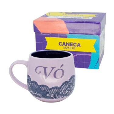 Imagem de Caneca Vó Zona Criativa Maggie 400ml Xicara Cerâmica Presente Geek Cut