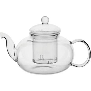 Imagem de Chaleira Clear Home&Co 12x13x21cm Borossilicato Transparente 600ml par