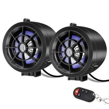 Imagem de Sistema De Estéreo Sem Fio Para Motocicleta Com Rádio FM, USB E TF, Am
