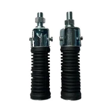 Imagem de 1 par universal motocicleta traseiro pillion footpegs apoio para os pé