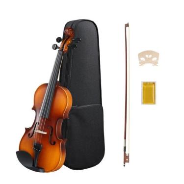 Imagem de Kit de Violino GLARRY GV104 3/4 para Iniciantes com Estojo e Arco