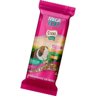 Imagem de Sticks Natural Megazoo Sabor Vegetais para Porquinho da Índia - 140 g