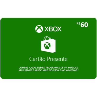 Imagem de Gift Card Digital Xbox Cash R$ 60