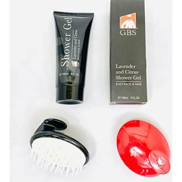 Imagem de GBS Beard Scrubber - Inclui Beard Wash & 2 Beard Scrub Escovas de cabelo - Limpa, condições e refresca - Sândalo 150ml Ajuda a manter enriquece crescimento saudável e Tames a Beard