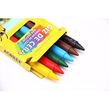 Imagem de Giz de Cera, Fino, Koala, 06 Cores