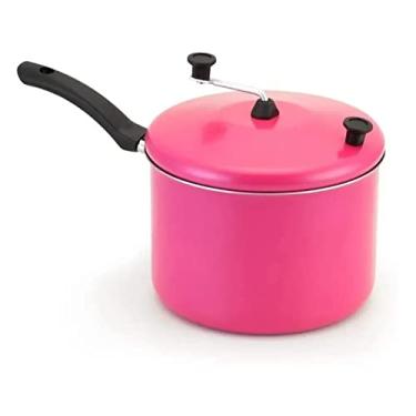 Imagem de Panela Pipoqueira Em Alumínio Linha Color Rosa 4l