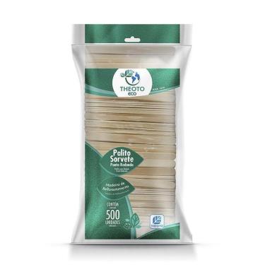 Imagem de Palito De Madeira Para Picolé 500 Unidades