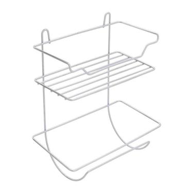 Imagem de Prateleira com suporte para Rolo de Papel Chrome