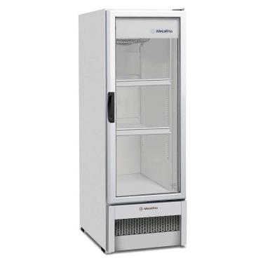 Imagem de Expositor de Bebidas VB25R Metalfrio Refrigerador de Bebidas Branco 276 Litros VB25R 110v