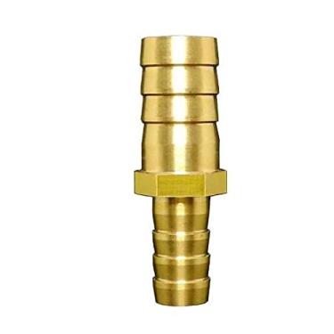 Imagem de Encaixe de tubo de mangueira reta de lat?o farpa igual 3mm 4mm 6mm 8mm 10mm 12mm 14mm 19mm 25mm???adaptador de conector de acoplador farpado de cobre, 12mm, 12mm