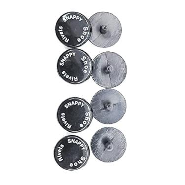 Imagem de Conjunto de 4 rebites pretos de crocodilo de substituição dos EUA com