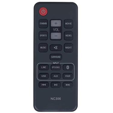 Imagem de AIDITIYMI NC306 Sub NC307UH NC306UH NC302 Novo controle remoto de substituição IR para Magnavox 2.1 ch Soundbar com subwoofer com fio MSB3610 MSB3610/F7 Remote